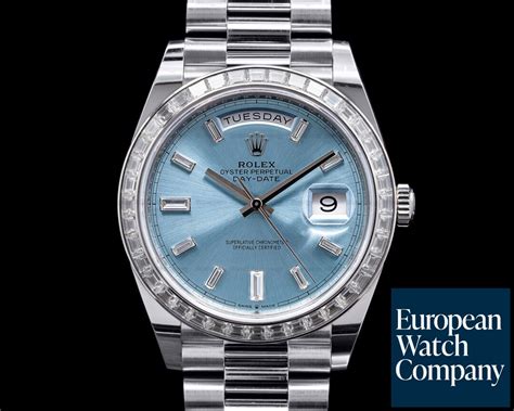 mens platinum diamond rolex|Rolex platinum day date 40.